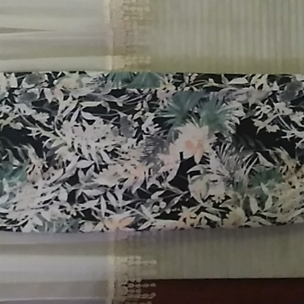 i jeans by Buffalo women skirt size XL pullon elastic waist floral multicolored